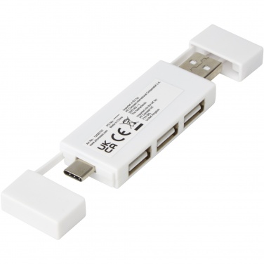 Logotrade profilreklam bild: Mulan dubbel USB 2.0-hubb