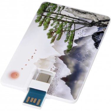 : Duo slim 32 GB USB-enhet med Type-C och USB-A 3.0