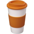 Americano® 350 ml isolerad termos med grepp, Orange / Vit