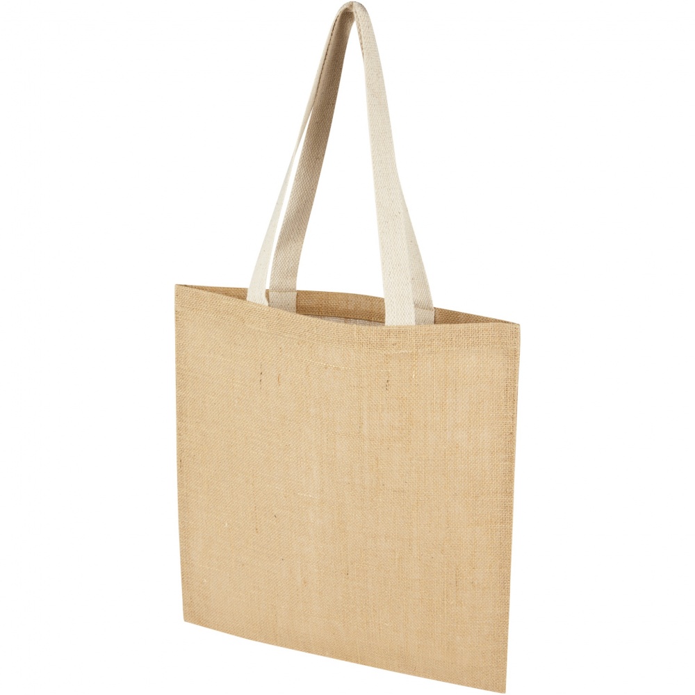 Logotrade kampanjprodukter bild: Juta tygväska av 300 g/m² jute, 7 l