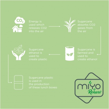 Logotrade presentreklam bild: MIYO Renew lunchlåda i dubbla lager