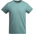 Breda kortärmad T-shirt för barn, Dusty Blue