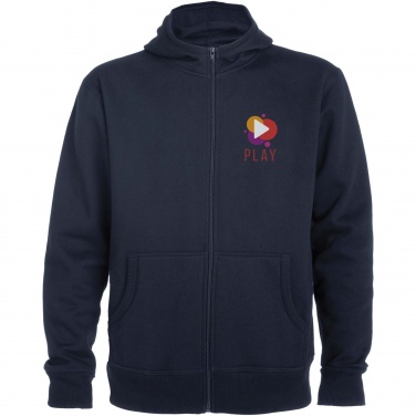 : Montblanc unisex hoodie med hellång dragkedja