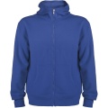 Montblanc unisex hoodie med hellång dragkedja, Kungsblå