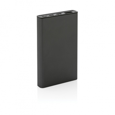 Logotrade kampanjprodukter bild: Terra 5.000 mAh powerbank RCS återvunnen aluminium