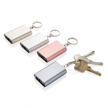 Logotrade kampanjprodukter bild: 1.000 mAh nyckelring powerbank