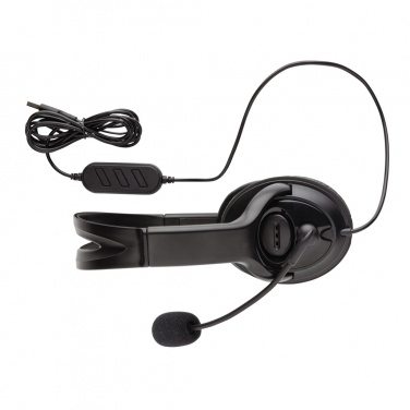 Logotrade presentreklam bild: Over-ear headset med kabel