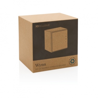 Logotrade kampanjprodukter bild: Wynn 5W bambu trådlös högtalare