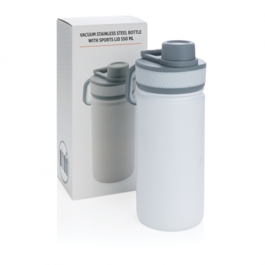 : Vakuumflaska i stainless steel med sportlock 550ml