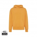 Iqoniq Yoho relaxed fit hoodie i återvunnen bomull, solur orange