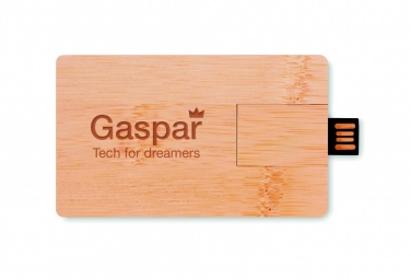 Logotrade profilprodukter bild: USB minne 16GB bambu