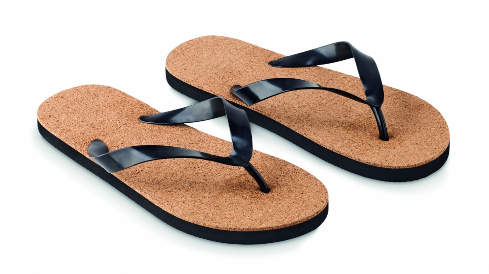 Logotrade profilprodukter bild: Slippers av kork M