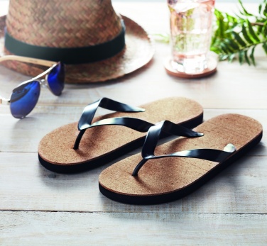 Logotrade profilreklam bild: Slippers i kork L