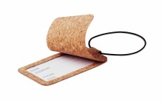 Bagagetag i kork