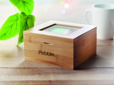 Logotrade profilreklam bild: Teabox i bambu