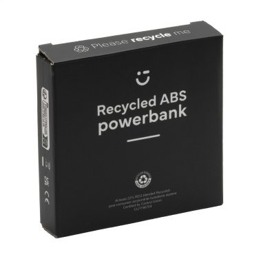 Logotrade reklamprodukter bild: Kompakt 5000 RCS återvunnen ABS Powerbank