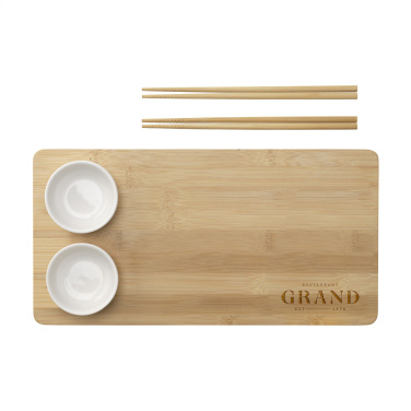 Logotrade presentreklam bild: Temaki Bamboo Sushi Brick presentset