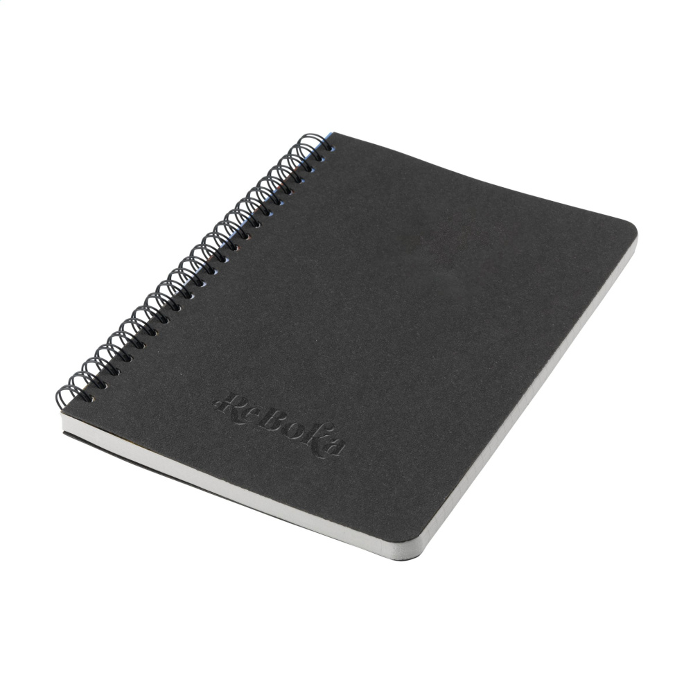 Logotrade profilprodukter bild: Kaffepapper Notebook Wire-O A5