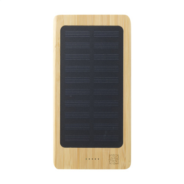 Logotrade presentreklam bild: Solar Powerbank 8000+ trådlös laddare