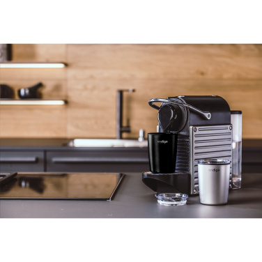 Logotrade reklamprodukter bild: Espresso-to-Go-mugg RCS Recycled Steel 170 ml