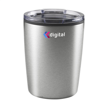 Logotrade profilreklam bild: Espresso-to-Go-mugg RCS Recycled Steel 170 ml