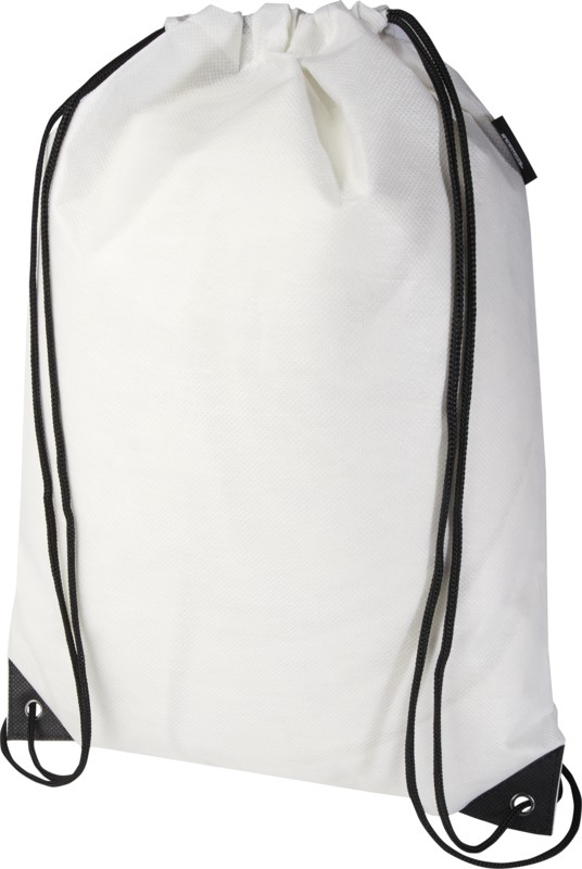 Logotrade profilprodukter bild: Evergreen icke-vävd väska med dragsko 5 l av återvunnen GRS