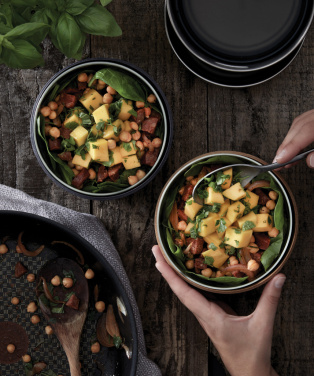 Logotrade presentreklam bild: Black+Blum Lunchskål i glas 750 ml