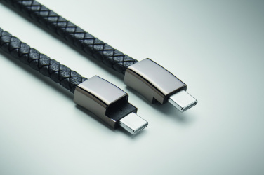 Logotrade presentreklam bild: Flätad armband/kabel typ-C