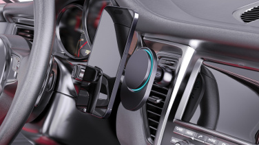 Logotrade presentreklam bild: PowerCruze RCS rplastic 15W magnetisk laddnings- bilhållare