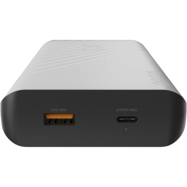 Logotrade reklamprodukter bild: Xtorm XG2S101 Go2 10 000 mAh 15 W solcellsdriven powerbank med belysning