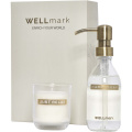 Wellmark Discovery 250 ml dispenser för handtvål och 150 g doftljus, Vit