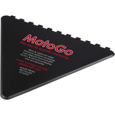 Logotrade reklamprodukter bild: Frosty triangular recycled plastic ice scraper