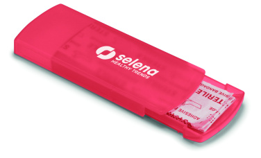 Logotrade profilreklam bild: Plast etui med plåster