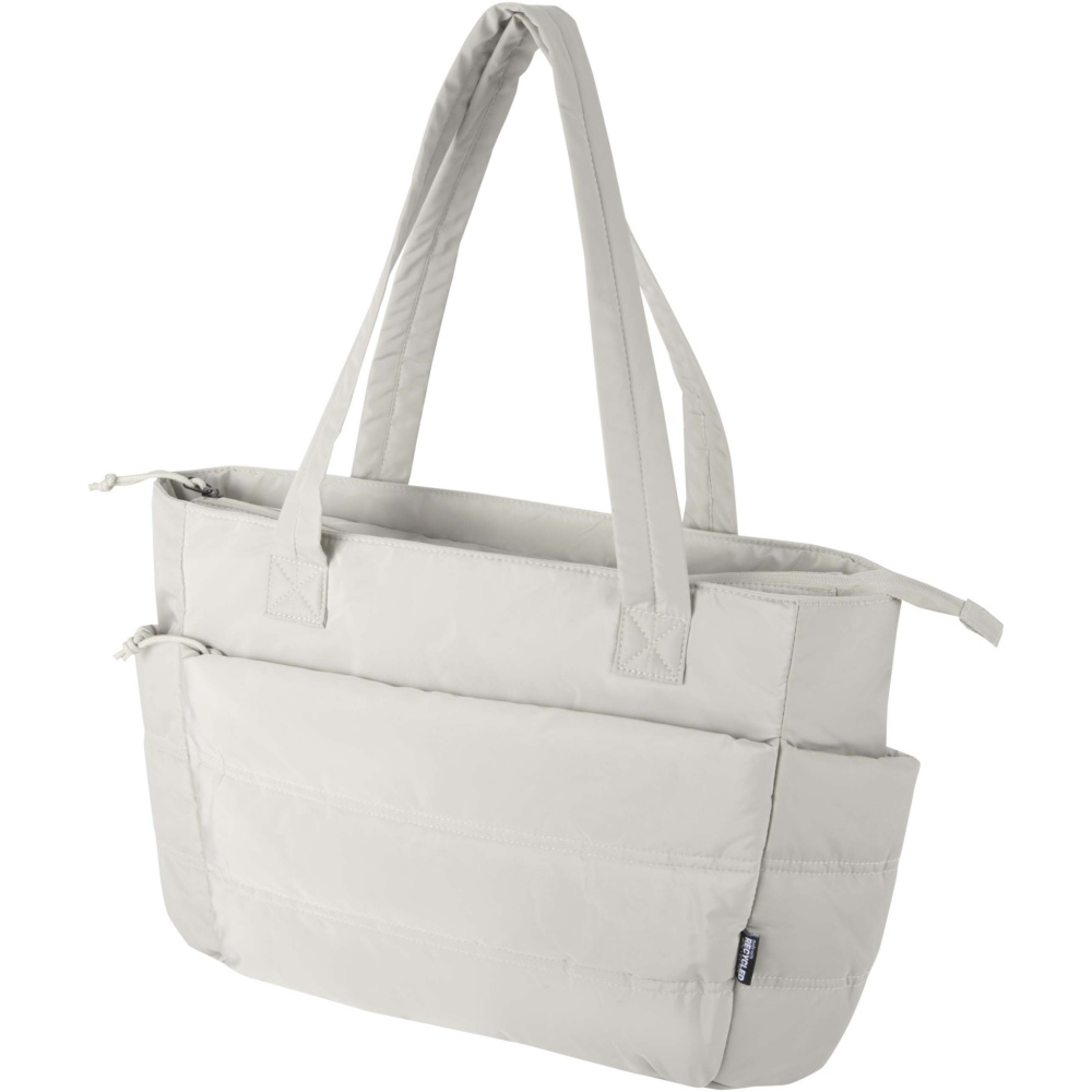 Logotrade profilprodukter bild: Puffer 15,6" laptoptote av återvunnen GRS, 18 l