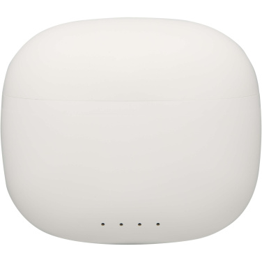 Logotrade reklamprodukter bild: Alterf True Wireless Bluetooth®-öronsnäckor av återvunnen plast med öronproppar av silikon