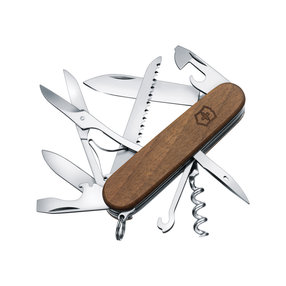 Logotrade profilprodukter bild: VICTORINOX Huntsman Wood Fickkniv 13 funktioner